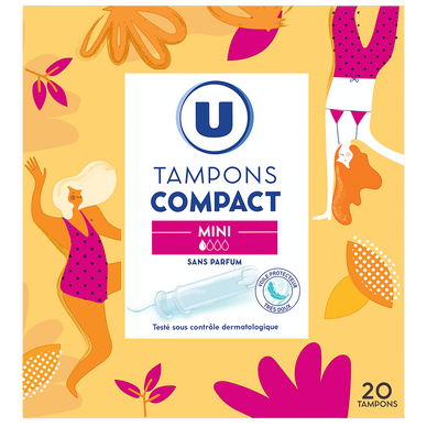 Tampon compact mini  x20