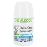 Déodorant aloé vera peaux sensibles bio SOBIO, 50ml