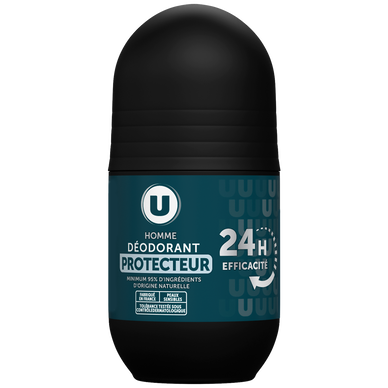 Déodorant homme peaux sensible 24h bille, 50ml