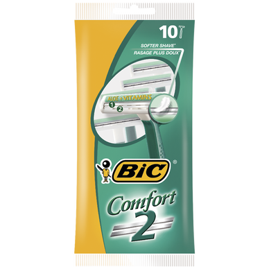Rasoirs pour homme jetables Comfort 2 BIC, x10