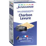 Gélules charbon + levure pour gaz instestinaux JUVAMINE, x45