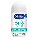 Déodorant extra control 0% 48h SANEX, bille de 50ml