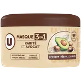 Masque capillaire 3en1 Cheveux très secs ou frisés, karité & avocat -400ml