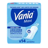 Serviettes hygiéniques Super Fresh maxi VANIA, x14