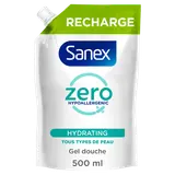 Gel douche Doypack normal peau normal SANEX Zéro 500mL