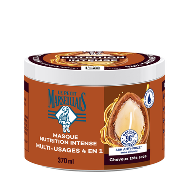 Masque capillaire LE PETIT MARSEILLAIS 4e1 nutrition intense huile d'argan bio 370ml