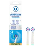 Têtes de brosse à dents universelles U blancheur X2