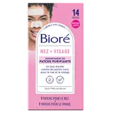 Assortiment patchs purifiants nez et visage, BIORE, x14