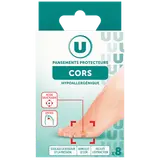 Pansements prédécoupés protecteurs des cors  x8