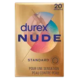 Préservatifs Nude Ultra Fins Sensation Peau contre Peau - DUREX - x20