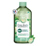 Crème douche hydratante amande NATURE MOI, flacon 500ml