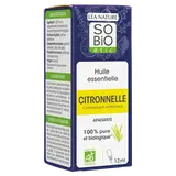 Huile essenntielle citronnelle de java biologique SO BIO 12ML