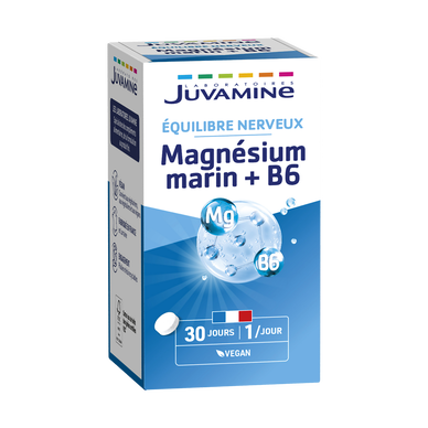Magnésium marin et vitamine B6 JUVAMINE, 30 comprimés