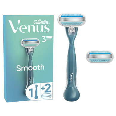 Rasoir VENUS smooth + 2 recharges