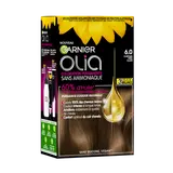 Coloration cheveux n°6.0 châtain très clair sans ammoniaque olia GARNIER