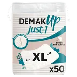 Carré coton à démaquiller DEMAK UP Just 1 XL x50