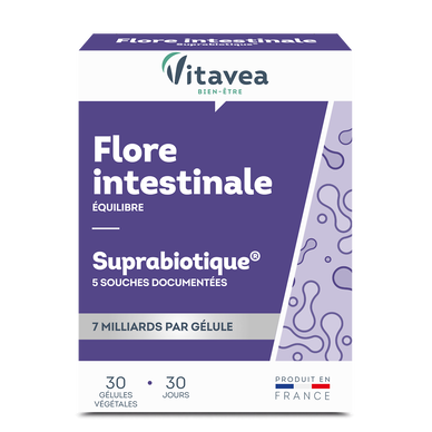 VITAVEA - Flore intestinale Probiotiques - 30 gélules