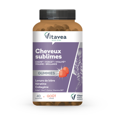 VITAVEA - Gummies Cheveux Sublimes - 40 gummies