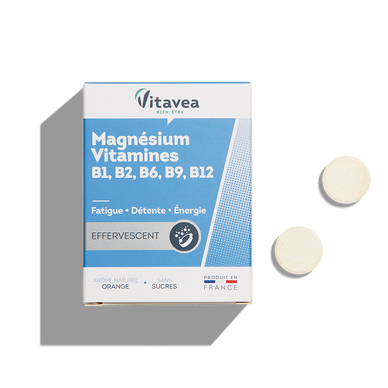 VITAVEA - Magnésium + Vitamines - 24 comprimés effervescents