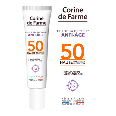 Fluide protecteur anti-âge spf 50 CORINE DE FARME 40ml