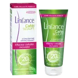 Crème concentré amincissant caféine sculpt effaceur de cellulite incrustée LINEANCE, tube de 180ml