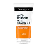 Gel nettoyant masque 2 en 1 anti bouton peaux acnéiques NEUTROGENA - tube 150 ml