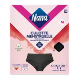 Culotte menstruelle Hipster coton NANA noire Taille M