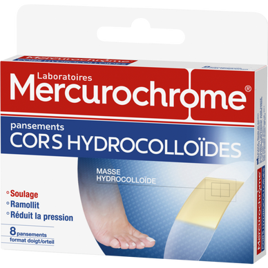 Pansements hydrocolloides cors MERCUROCHROME