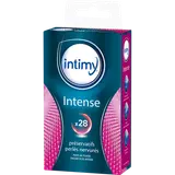 Préservatifs INTIMY perlé nervuré intense x28