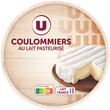 Coulommiers au lait pasteurisé  23%MG, 350g