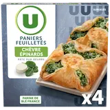 Paniers feuilletés au chèvre épinard - 4X100G