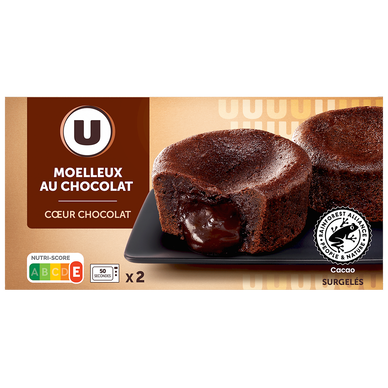 Moelleux au chocolat  boîte de 2  -  190g