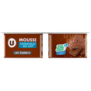 Mousse au chocolat au lait  4x60g