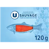 Saumon fumé rouge sauvage du Pacifique,  4 tranches  -  120g
