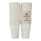 Gobelet en carton 20cl blanc x50