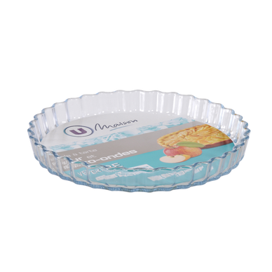 Moule À Tarte Verre Four Et Micro-Ondes - 27cm