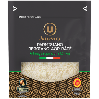 Parmigiano Reggiano AOP râpé lait cru 30%mg,60g