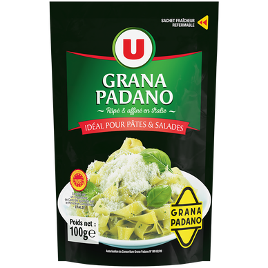 Fromage râpé italien Grana Padano AOP - 100g
