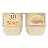 Semoule au lait à la vanille  4x115g