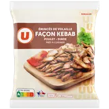Emincés de volaille cuits kebab U sachet de 500g