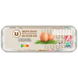 Oeufs Plein Air Label rouge Bleu Blanc Coeur - Boîte de 12