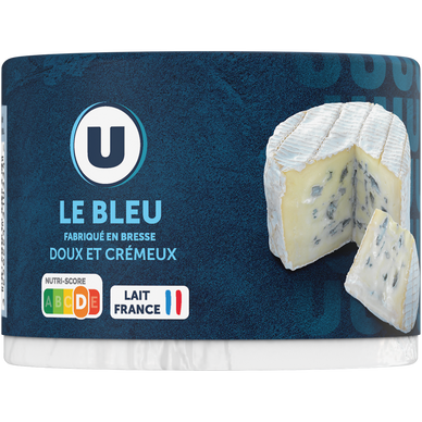 Fromage pasteurisé à pâte persillée Le Bleu,  33% de MG, 250g