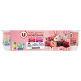 Yaourts aux fruits rouges avec morceaux - 8x125g