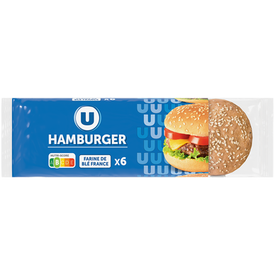 Pain hamburger x6 - 330g