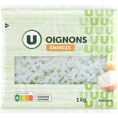 Oignons émincés U 1kg