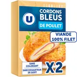 Cordon bleu de poulet,  France, 2 pièces, barquette, 200g