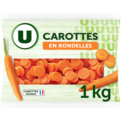 Carottes en rondelles 1kg