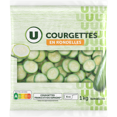 Courgettes en rondelles  1kg