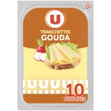 Gouda au lait pasteurisé 30%MG - Barquette 10 tranches, 200g