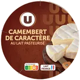 Camembert de caractère au lait pasteurisé  21%MG, 250g